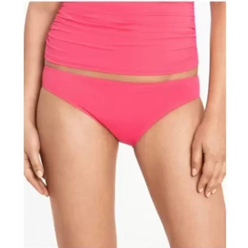 Ralph Lauren full coverage pink bikini bottom size 12